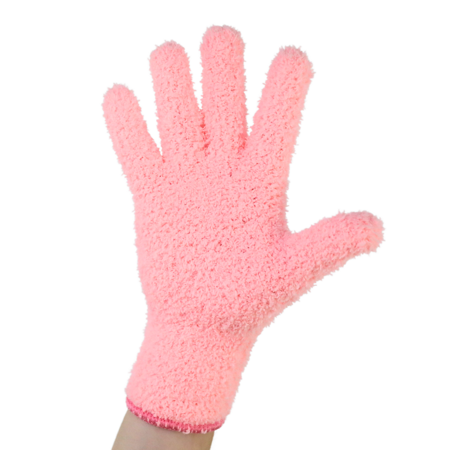 1 Pair Leaf Shining Microfiber Gloves