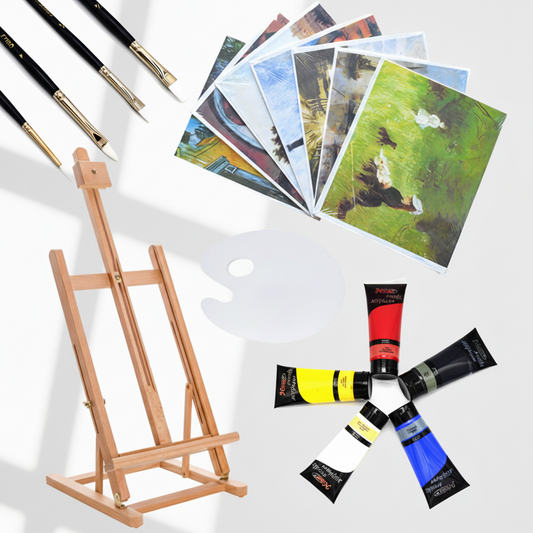 Beechwood Easel Set - Perfect for Beginners