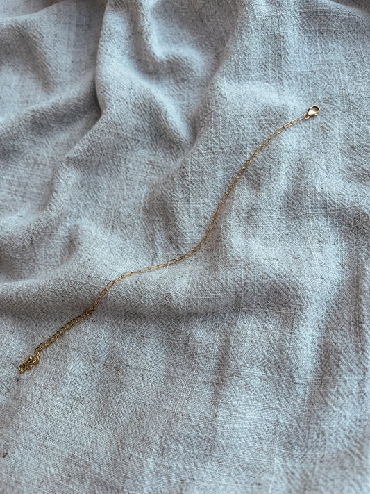 The Willow Paperclip Chain Bracelet