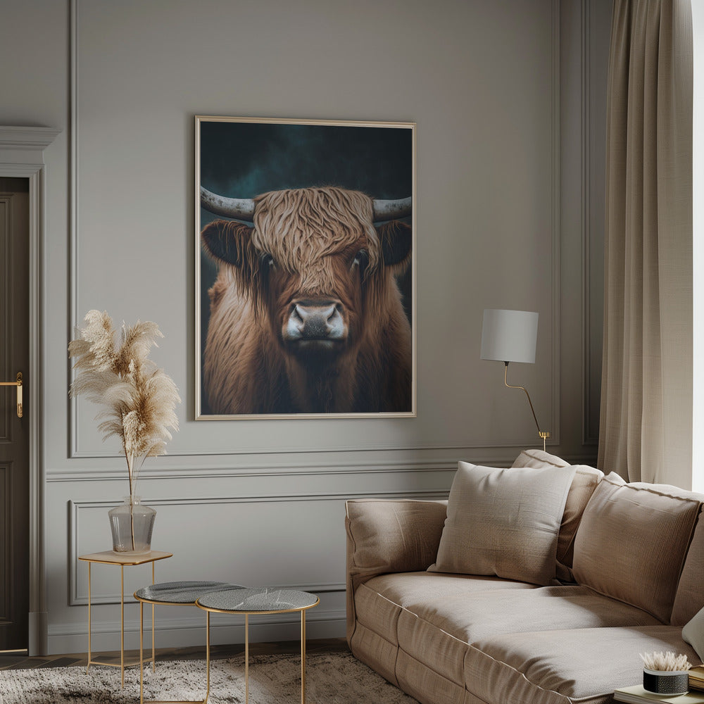 Wall Art Highland Cow