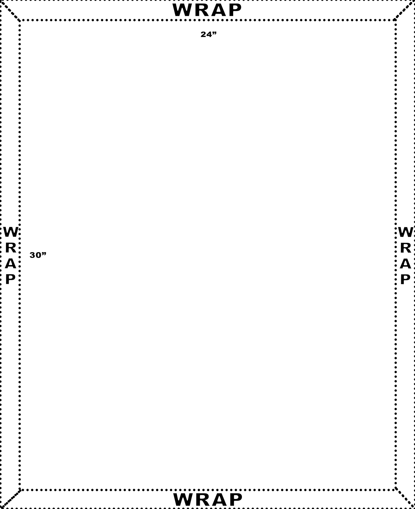 Custom Portrait Photo Canvas