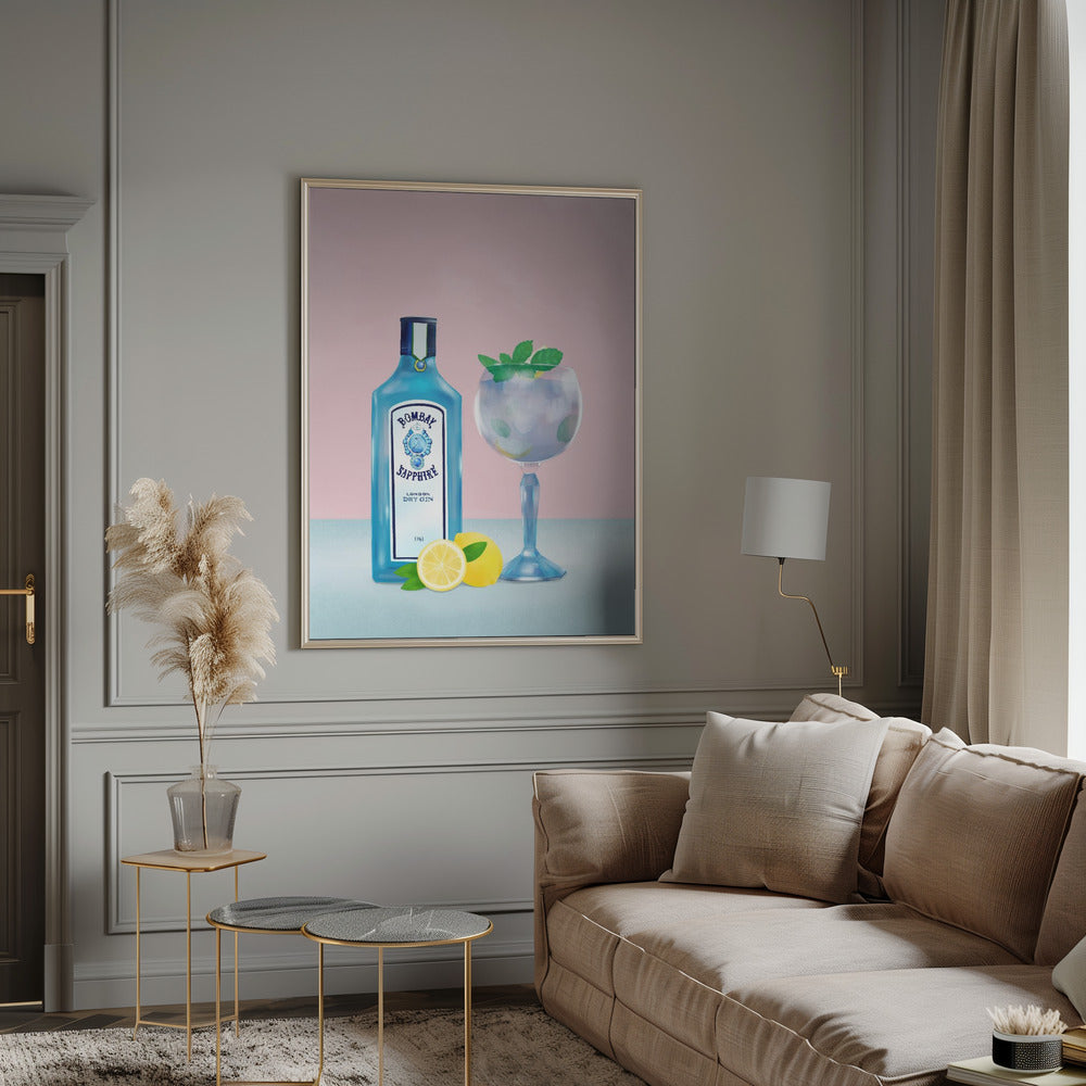 Wall Art Gin Cocktail