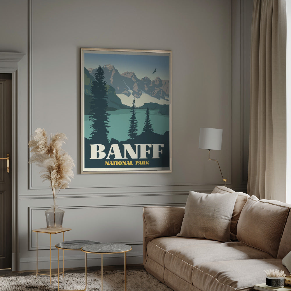 Wall art Banff National Park Travel Print