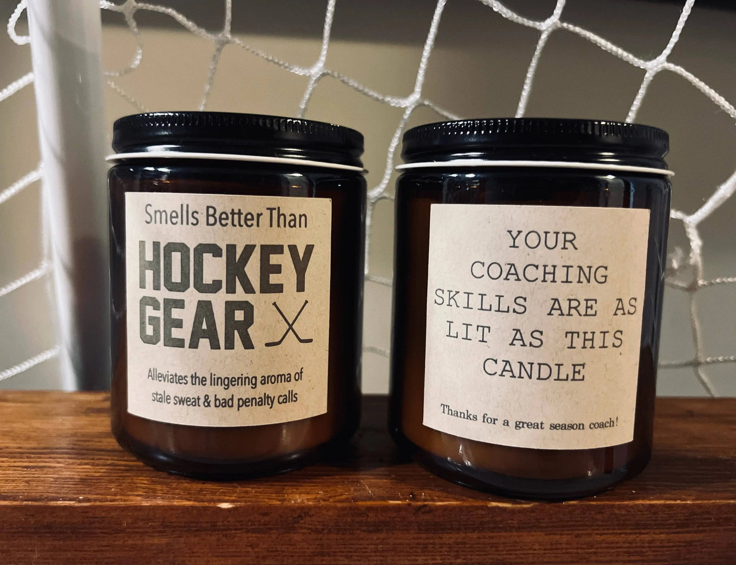 Vanilla Soy Wood Wick Hockey Candle – Rustic Girls