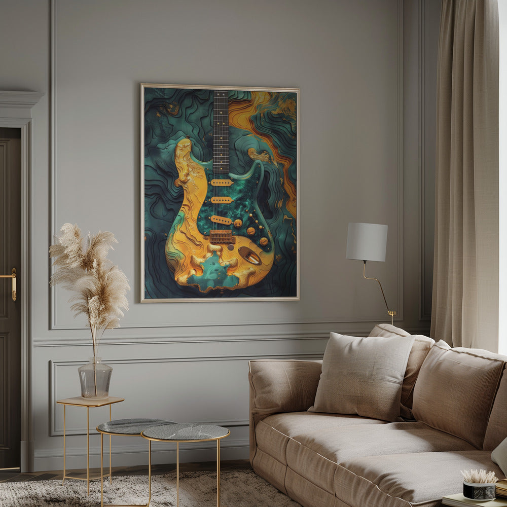 Music Guitar 1 Canvas Print