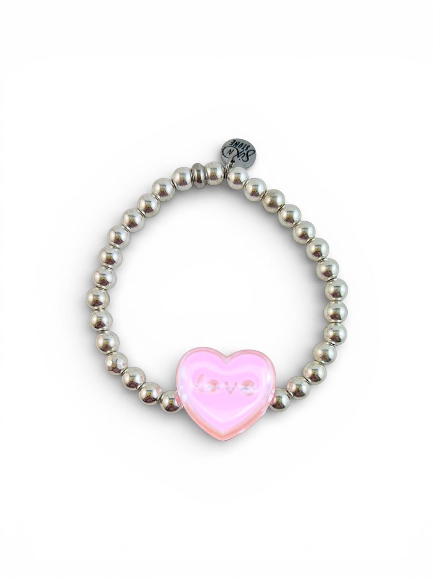 Sweetheart Hematite Bracelets - Mom and Mini