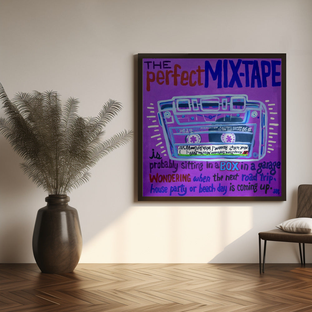 Wall art Mix Tape Canvas Print