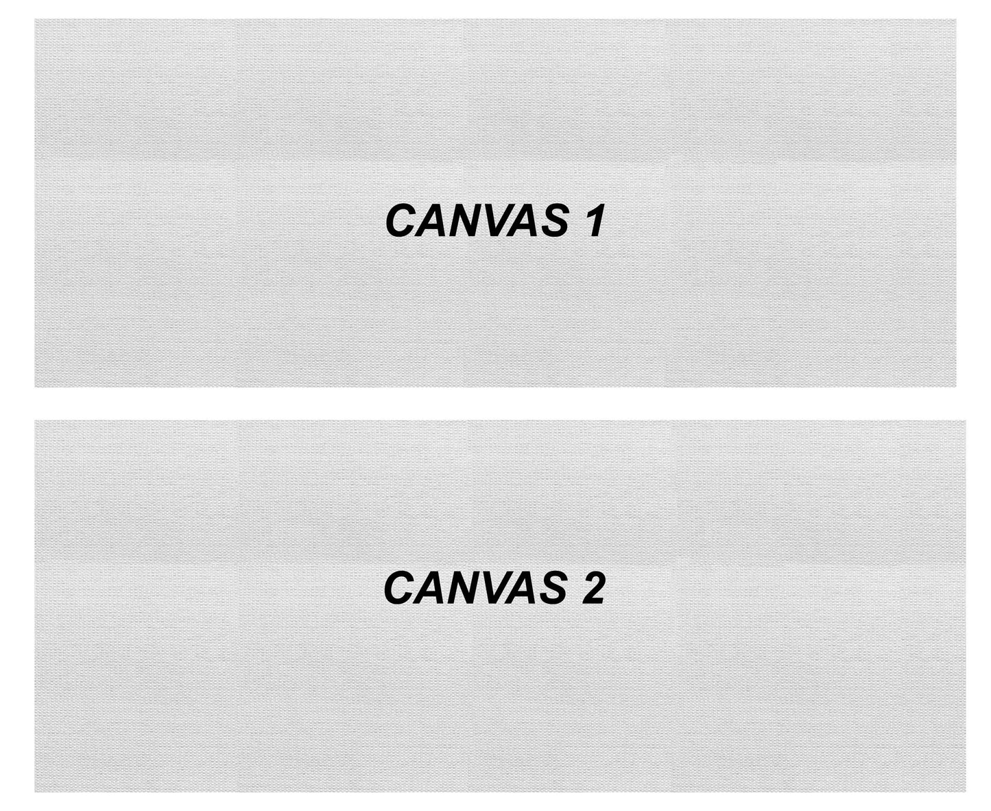 Custom Canvas 2 pieces 8" x 20"