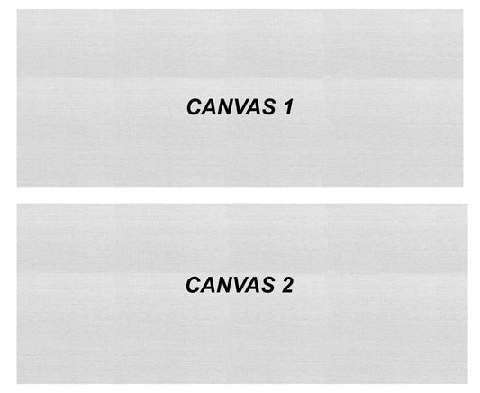 Custom Canvas 2 pieces 8" x 20"