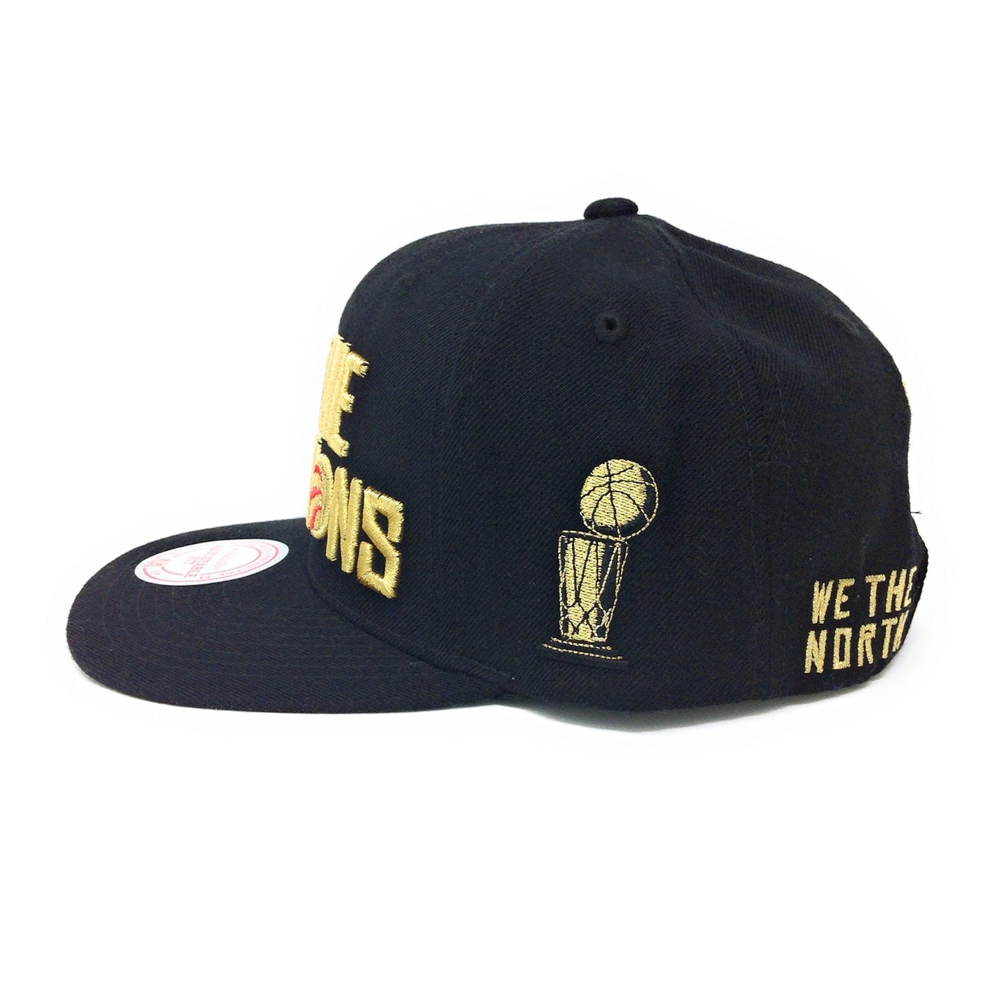 Mitchell and Ness Toronto Raptors We The Champions - 2019 Champions - Black/Gold Snapback Hat