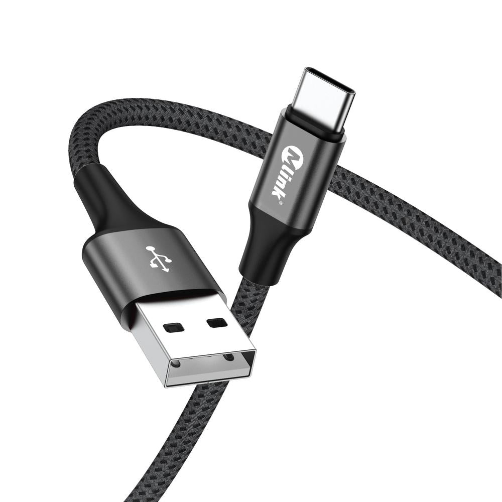 Câble USB à USB-C PD20W 5V/2.4A en nylon tressé à charge rapide