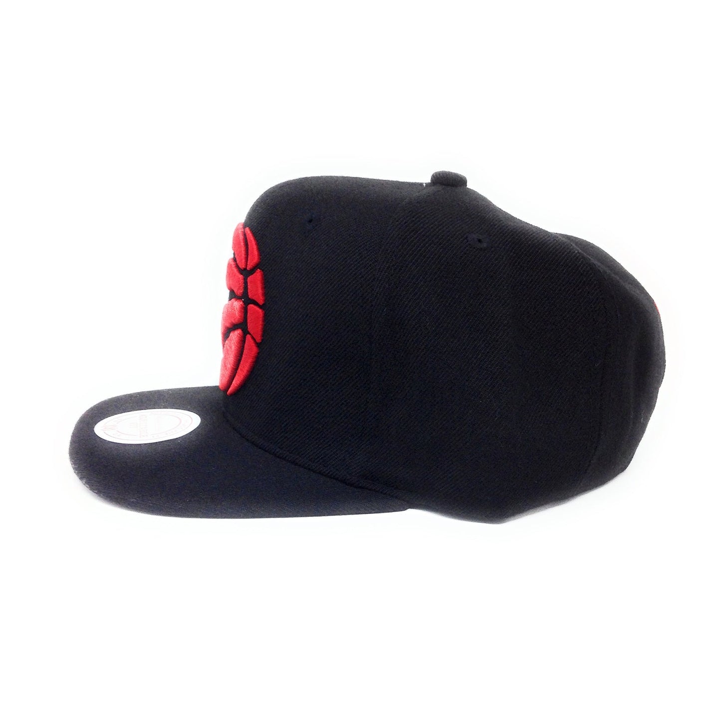 Mitchell and Ness Toronto Raptors Partial Claw Logo Red/Black Snapback Hat