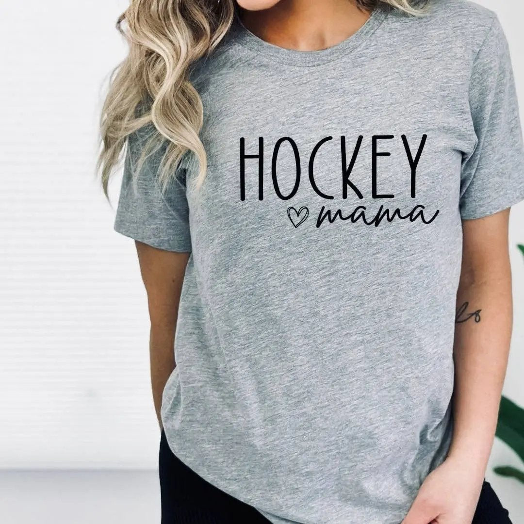 Hockey Mama Shirt, Crewneck Sweatshirt & Hoodie – Rustic Girls