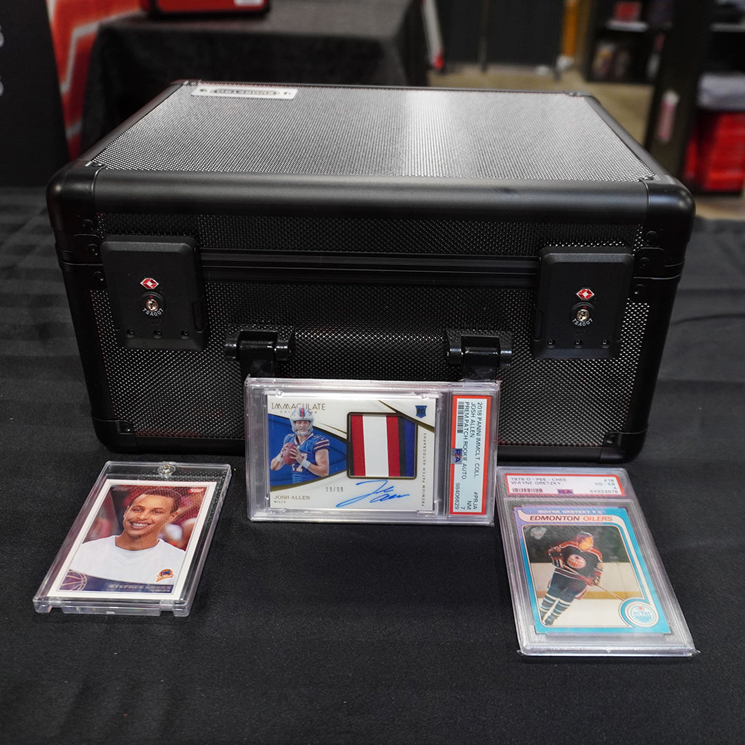 EVORETRO Aluminum Graded Card Storage Box, TSA Lock