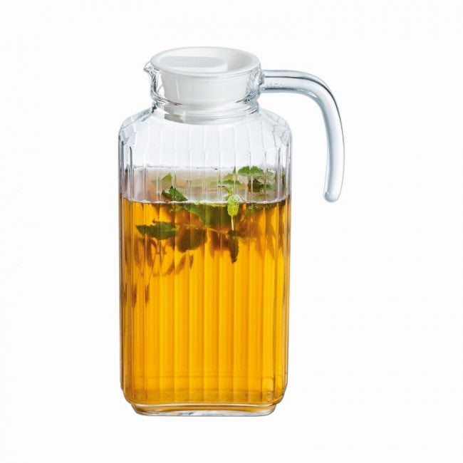 Luminarc 1.7L Glass Pitcher + Lid - Quadro