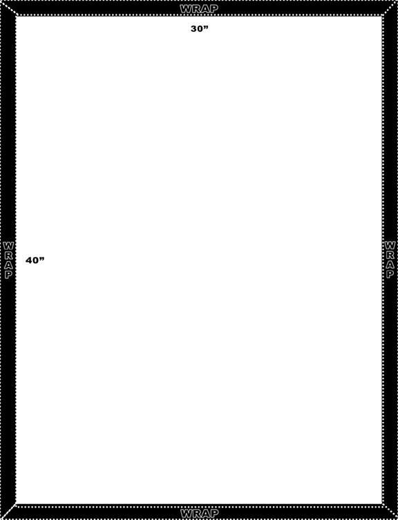 Custom Portrait Photo Canvas