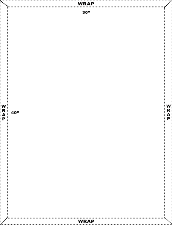 Custom Portrait Photo Canvas