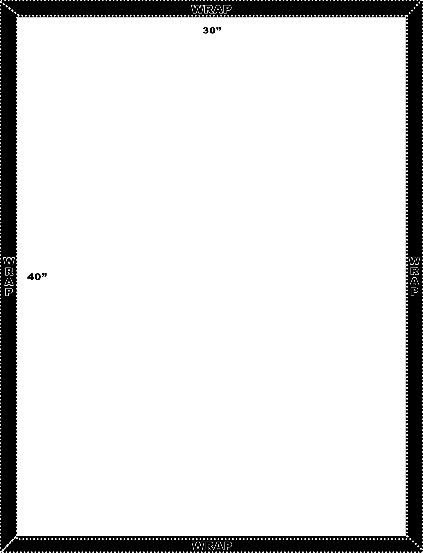 Custom Portrait Photo Canvas