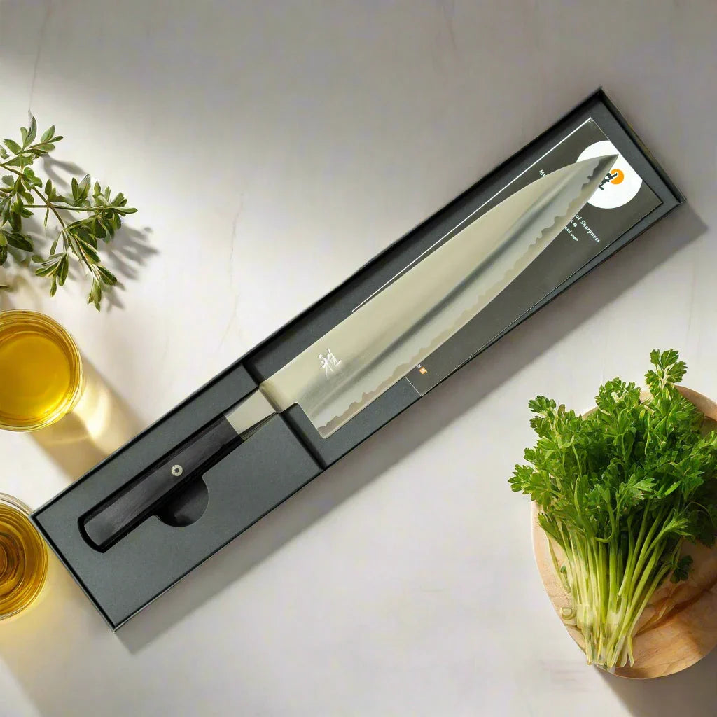 MIYABI 4000 FC 9.5-Inch Gyutoh Knife – Black Handle