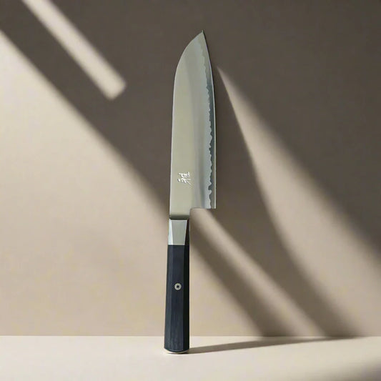 MIYABI 4000 FC 7-Inch Santoku Knife – Black Handle