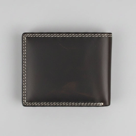Men’s Steer Embossed Bifold Leather Wallet