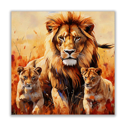 Wall Art Family 36" x 36: Fine Art Canvas