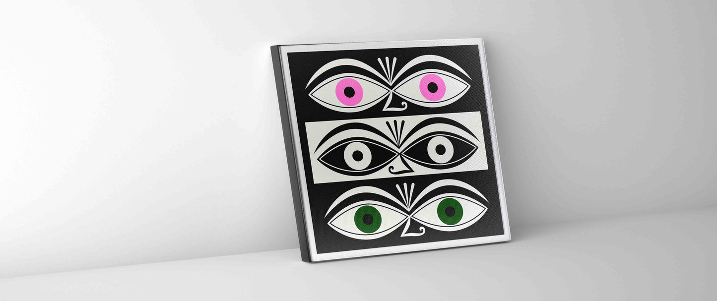 Wall Art 36" x 36" Fine Art Canvas Tweet-to-woo