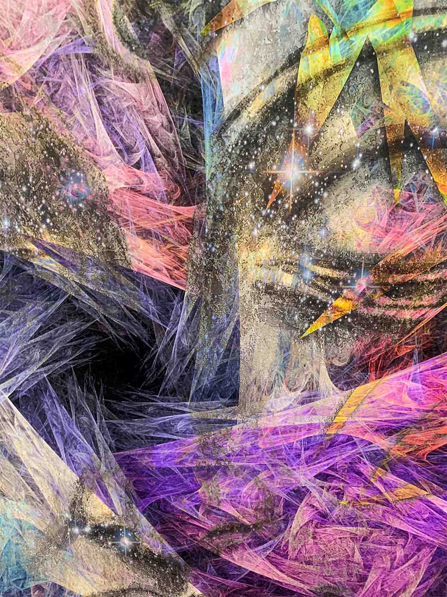 Wall Art Dimensional Buddha -Fine Art Canvas