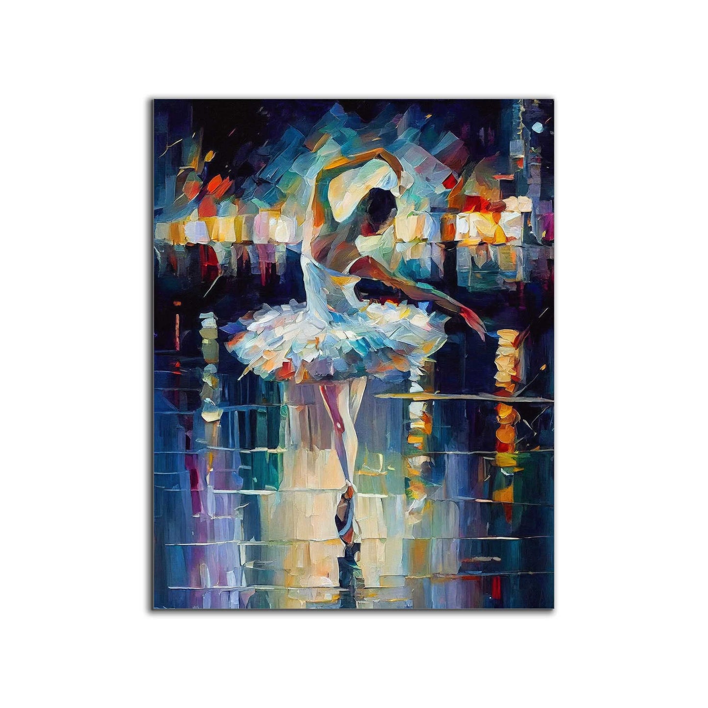 Wall Art Ballet Dancer -Fine Art Canvas Print-