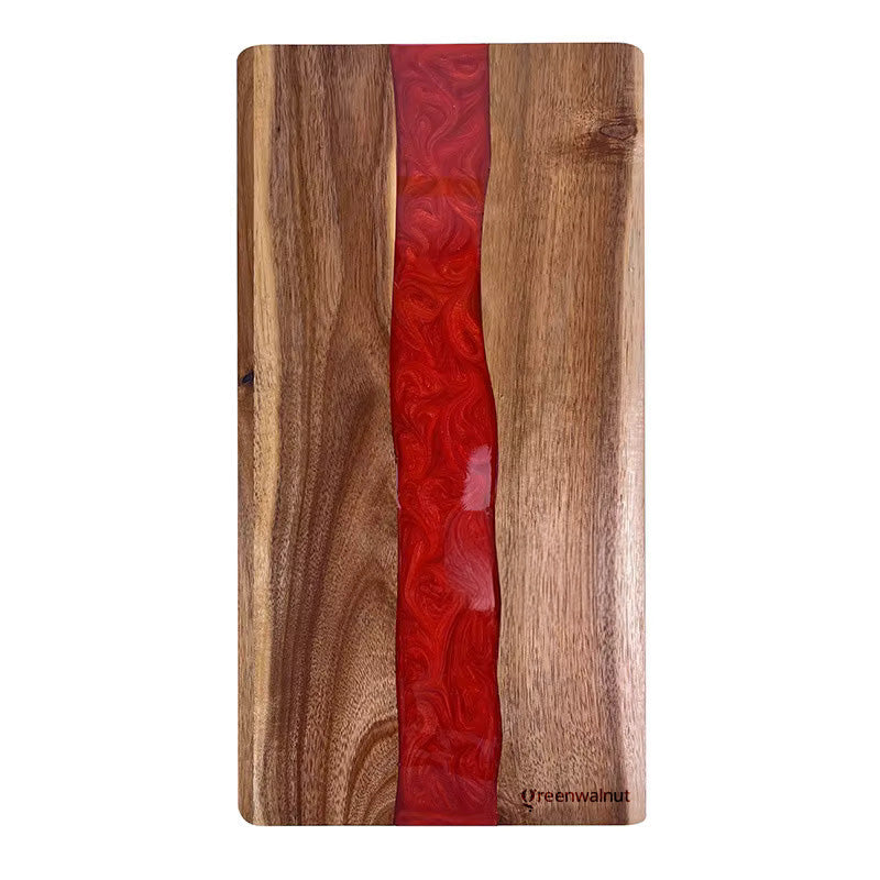 Large Acacia Resin Light Cutting Board | Charcuterie Board | Cheese Board