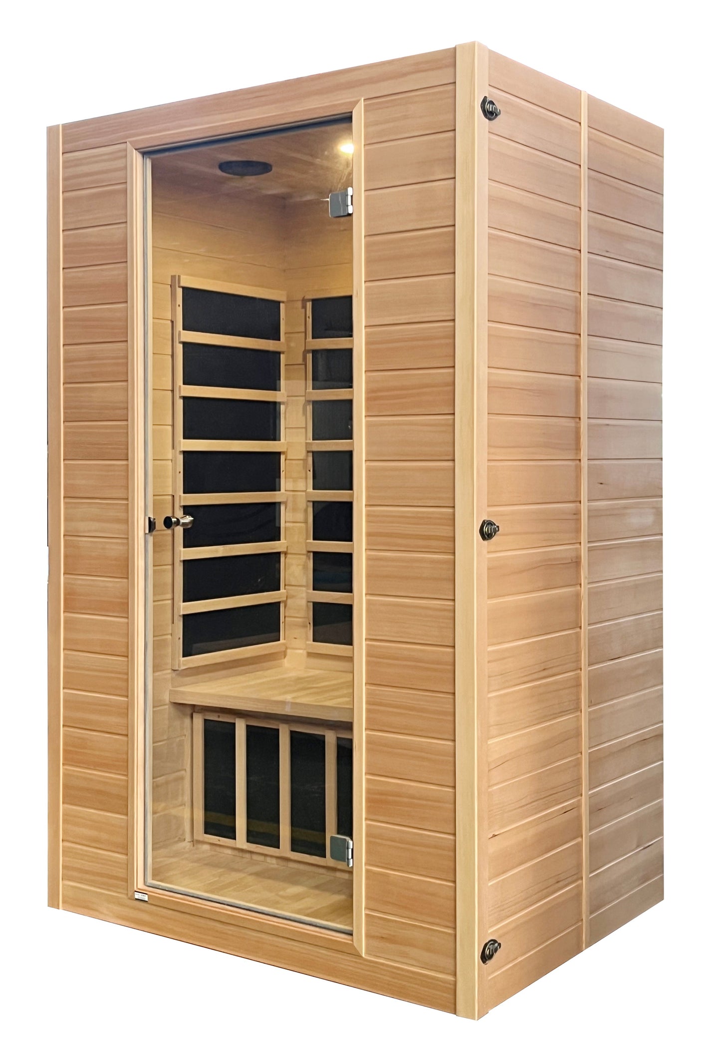 Blisspod | Vienna | Far Infrared Sauna Canadian Hemlock Very Low EMF Sauna, 4 Heaters – 2 Persons