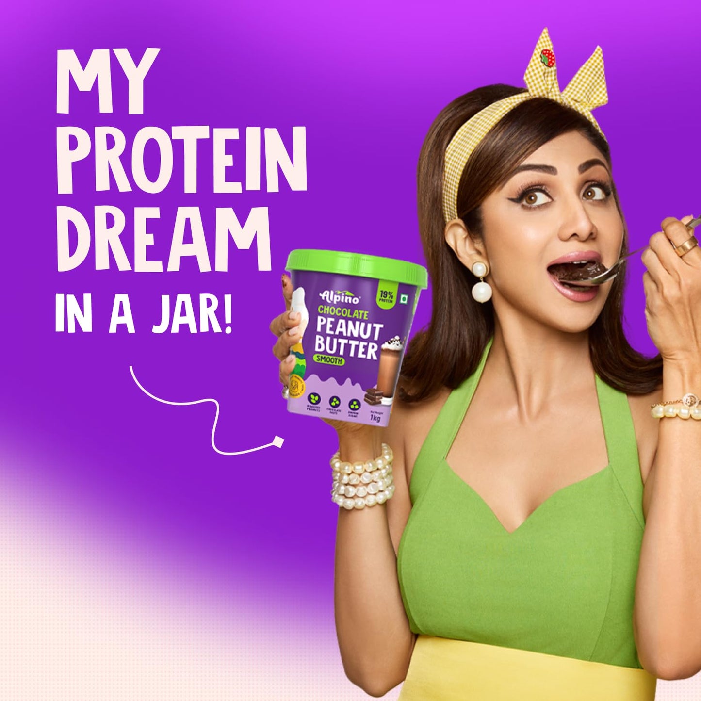 Chocolate Peanut Butter Smooth - Roasted Peanuts, Chocolate Paste & Brown Sugar - 19% Protein, Source of Healthy Fats