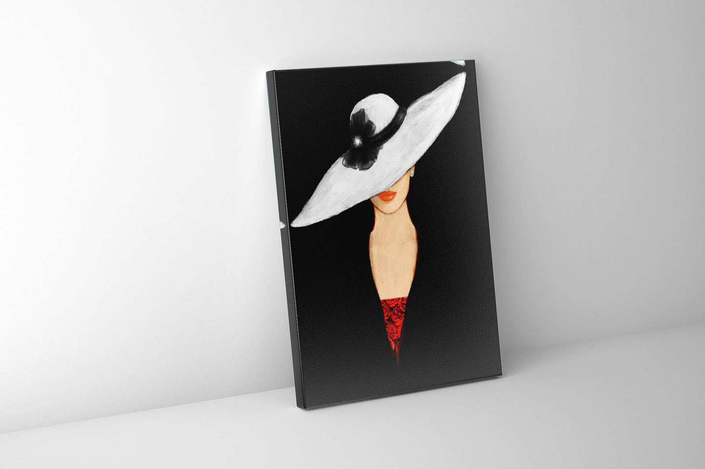 Fine Art- Canvas Print The hat-Wall art