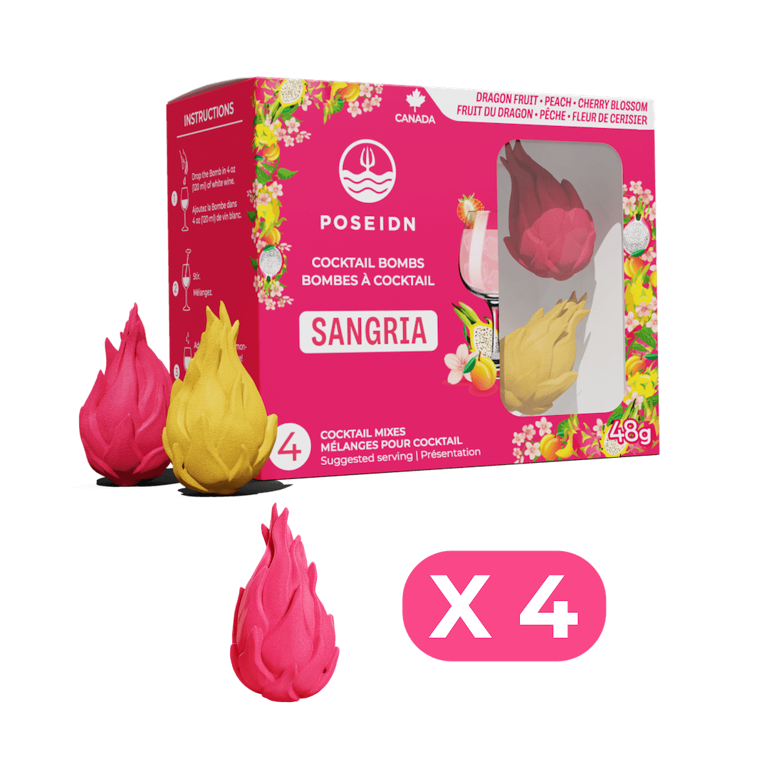 Sangria - Dragon fruit, Peach & Cherry blossom