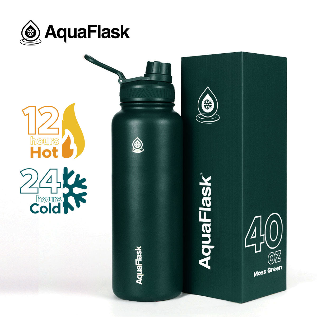 AquaFlask Original Vacuum Insulated Water Bottles 1080ml (40oz)