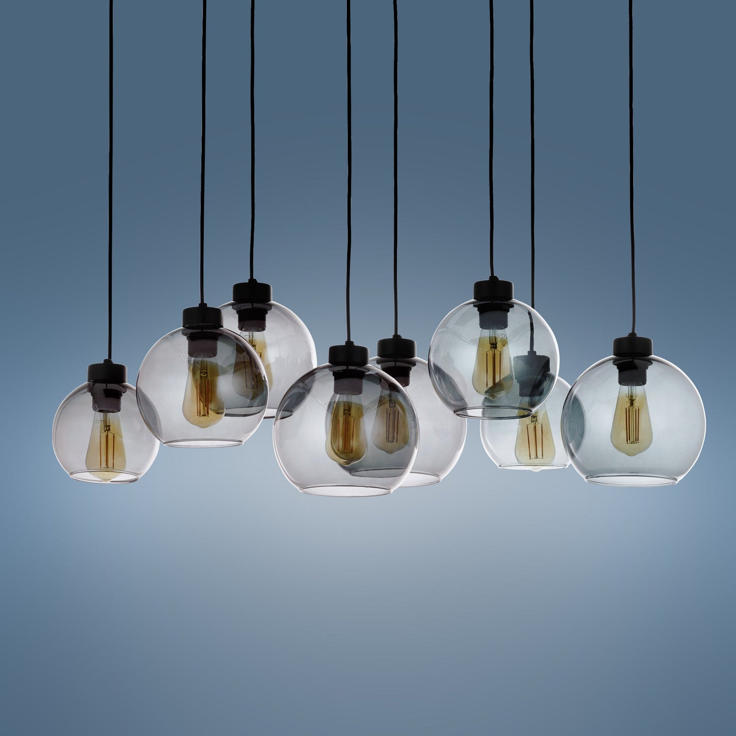 CUBUS Graphite Glass Scandinavian  Pendant Light 8