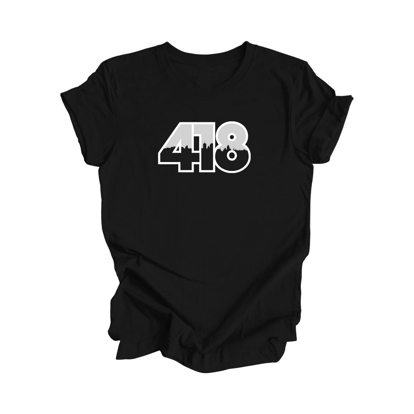 418 Quebec City Quebec Canada Area Code City Skyline Gift - Unisex T-Shirt - Inspired X