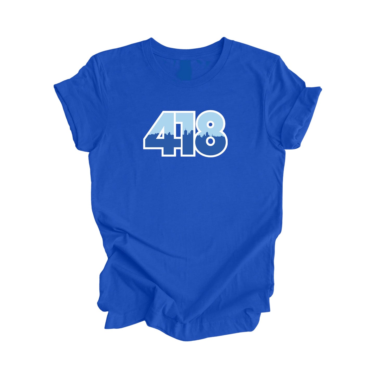 418 Quebec City Quebec Canada Area Code City Skyline Gift - Unisex T-Shirt - Inspired X