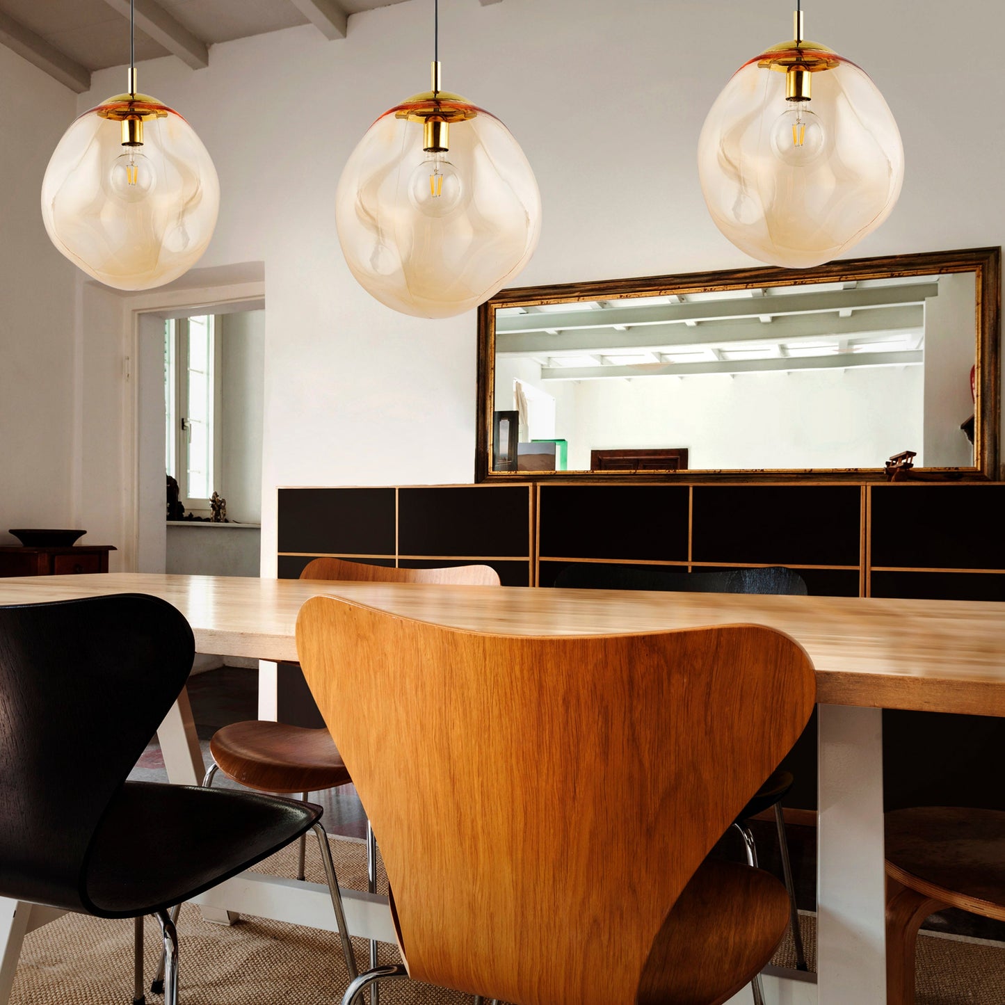 SOL Large Glass Pendant Light