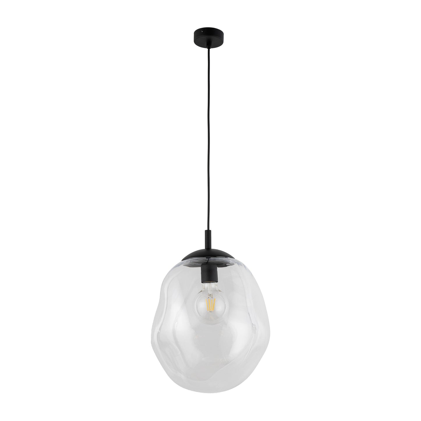 SOL Large Glass Pendant Light for Kitchen Island, Dining Room & Modern Interiors