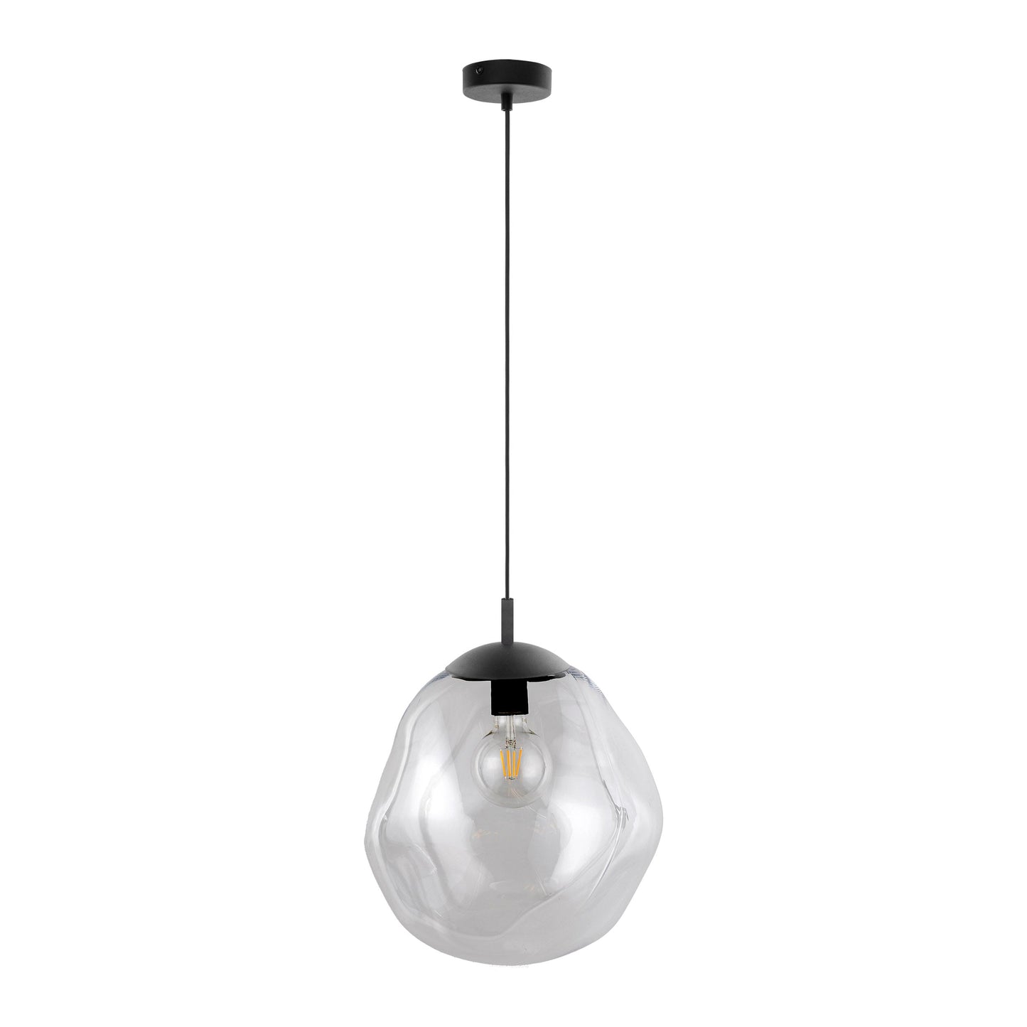 SOL Large Glass Pendant Light for Kitchen Island, Dining Room & Modern Interiors