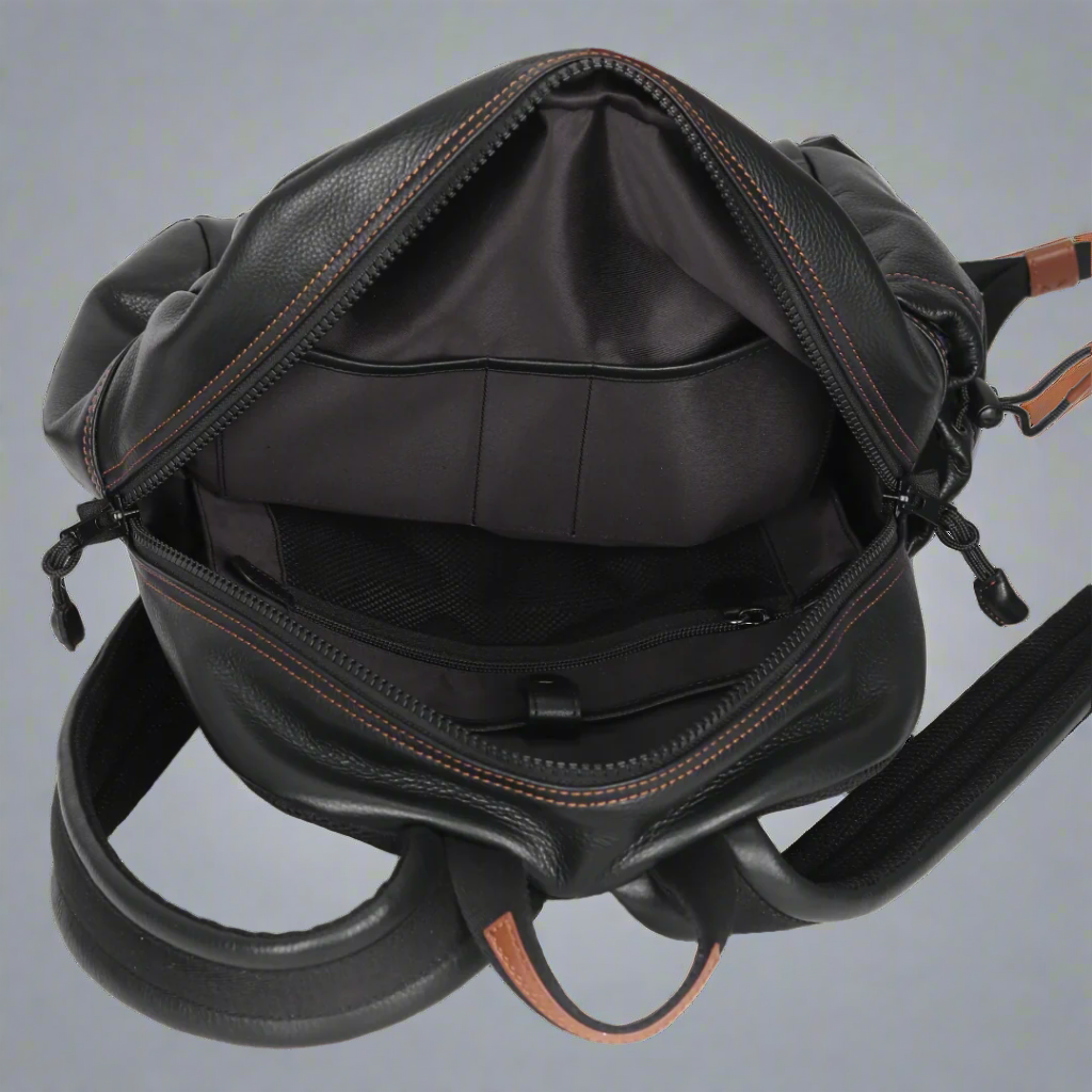 BOL Waxy Leather Backpack