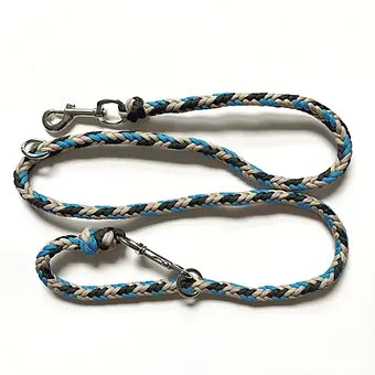 Lila Pawtique Luxury Macrame Style Pet Leash Ocean