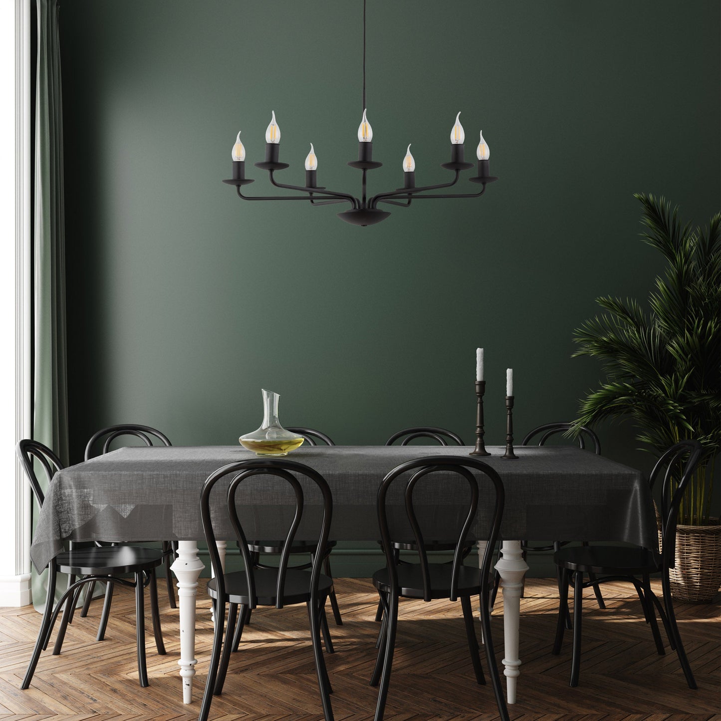 LIMAL Vintage Candle Pendant Light