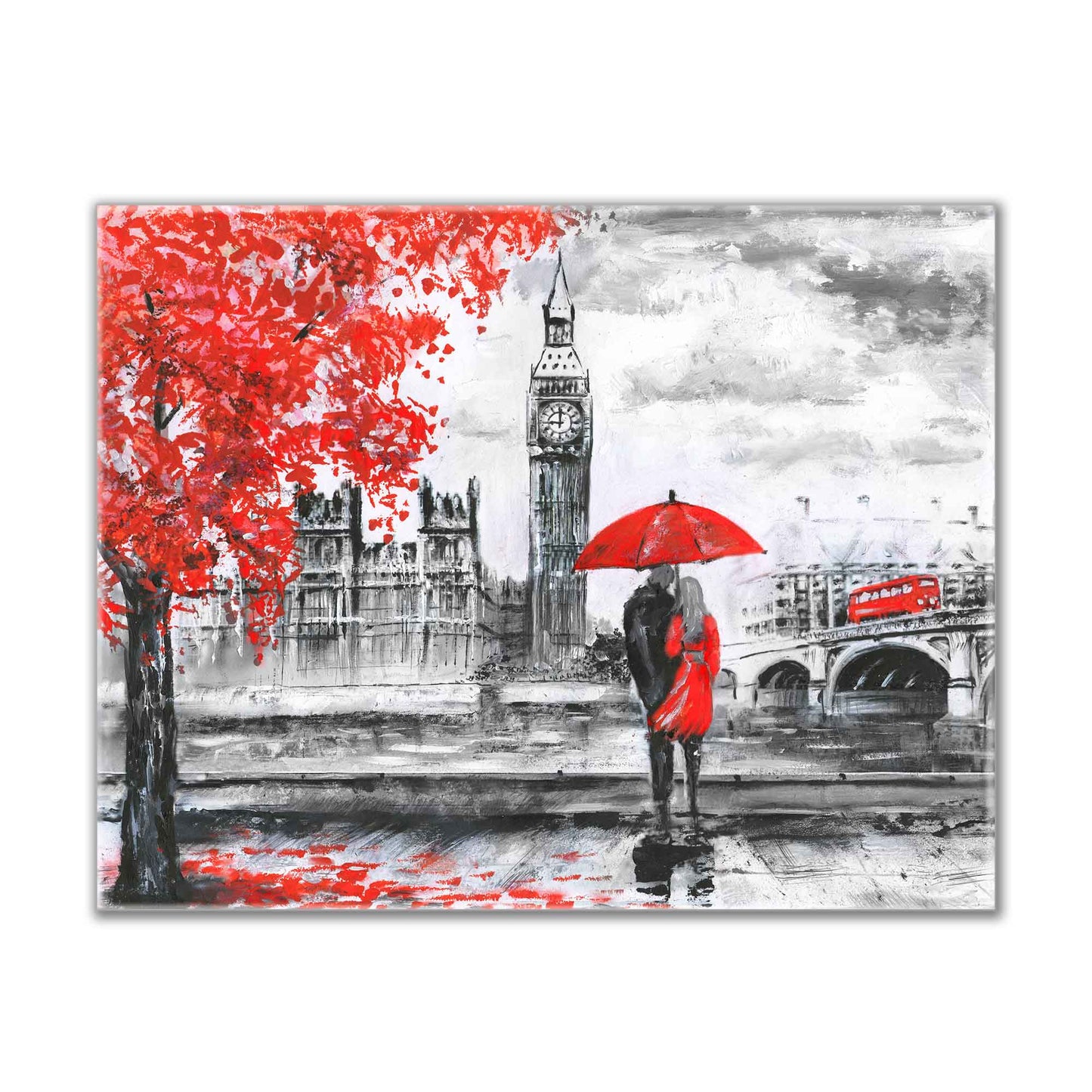 Wall Art Big Ben-Canvas Print Vintage