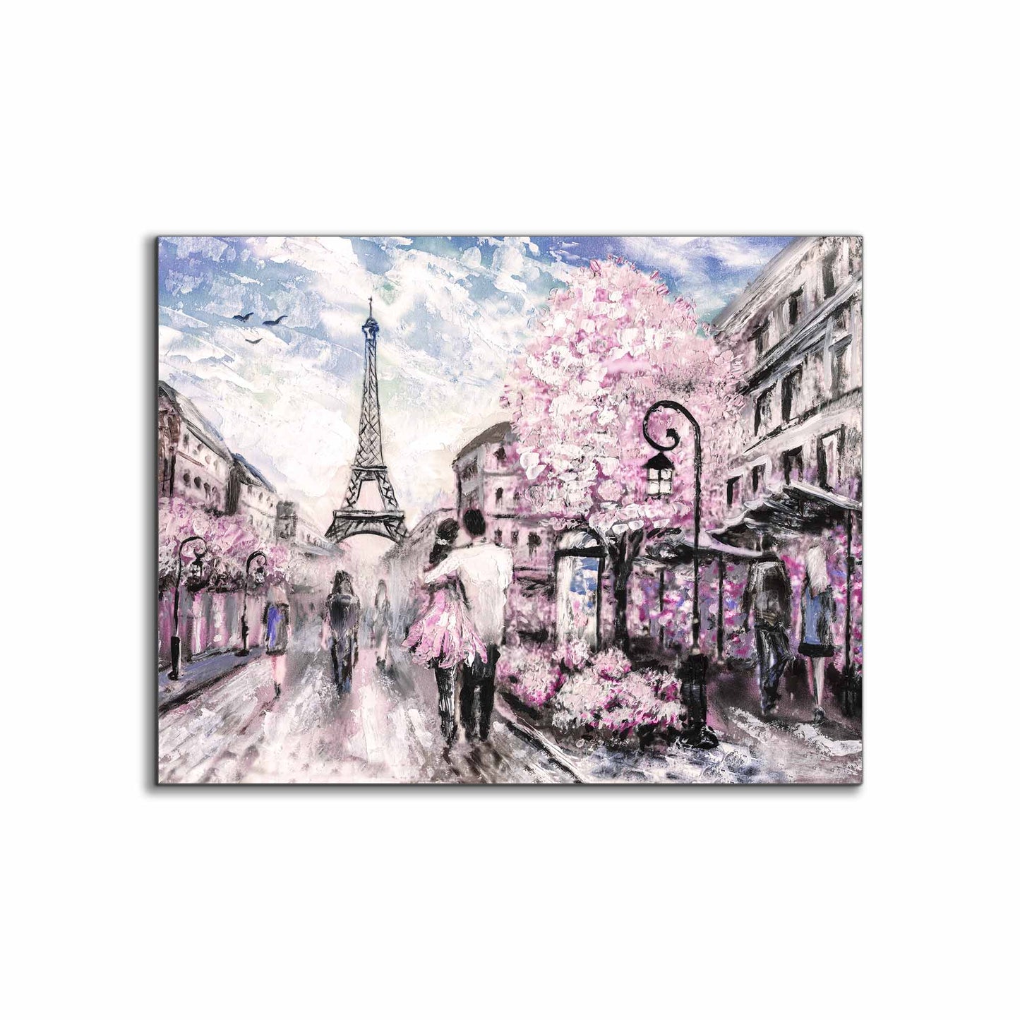 Pretty Pink Paris- Canvas Wall Decor-Wal Art