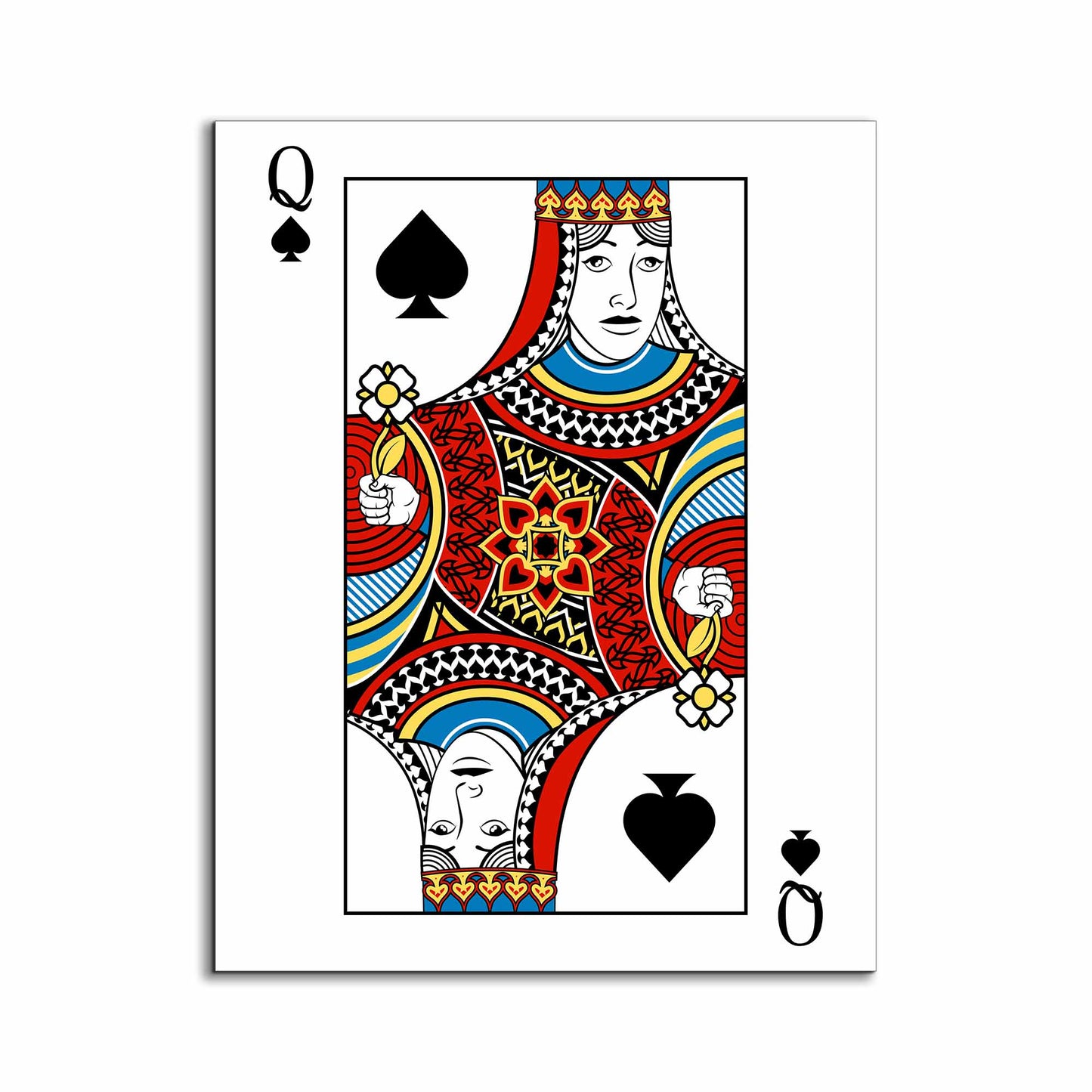 Wall art-Queen of Spades-Modern Art