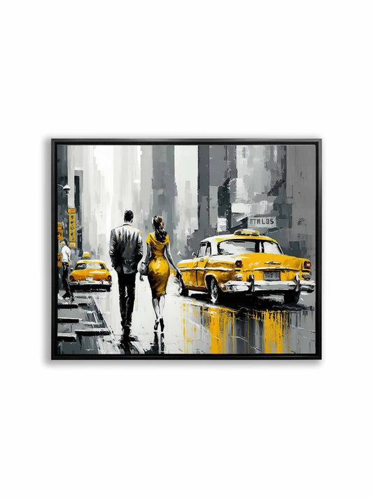 Wall Art-Vintage New York Scene-Canvas Print