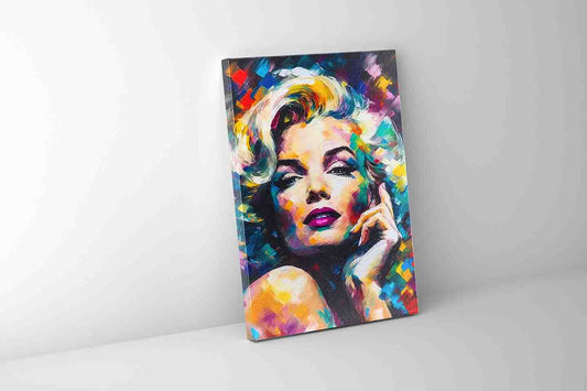 Marilyn Canvas-Wall decor -Fine Art-Gold varnish