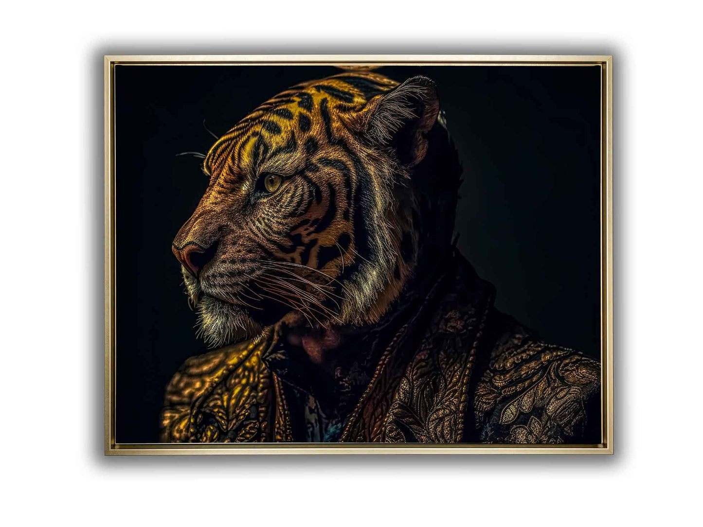 Wildlife Canvas-Emperor Tiger-Modern Art.